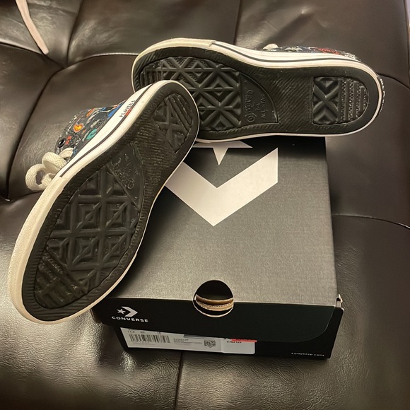 Converse CTAS HI Black/Bright Poopy-12 - Picture 3 of 7